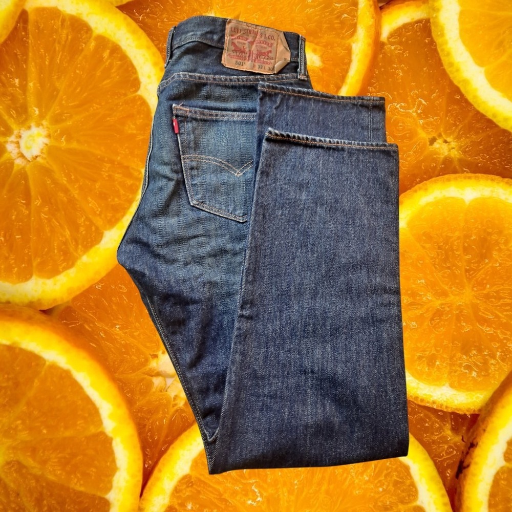 Levi's 501 Jeans Mens W32 L30 Button Fly Medium Wash Straight Leg Denim
